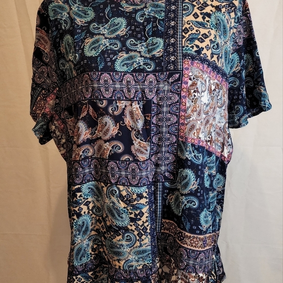 SHEIN Women's Paisley Print Tunic Top - Picture 5 of 13